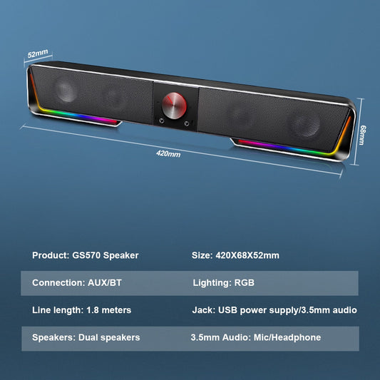 Dual Speakers Sound Bar
